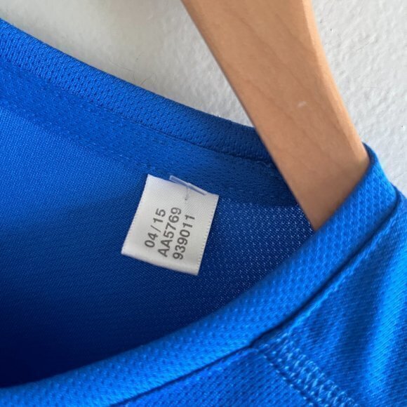 adidas Sequencials Climalite Run Tee T-shirt‎ Blue Short Sleeve Mens Size S - Picture 3 of 5